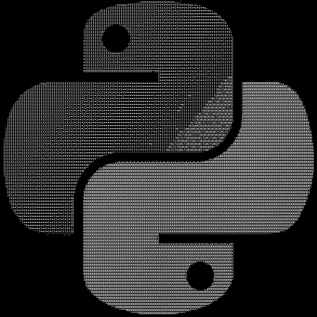 python_logo_ascii